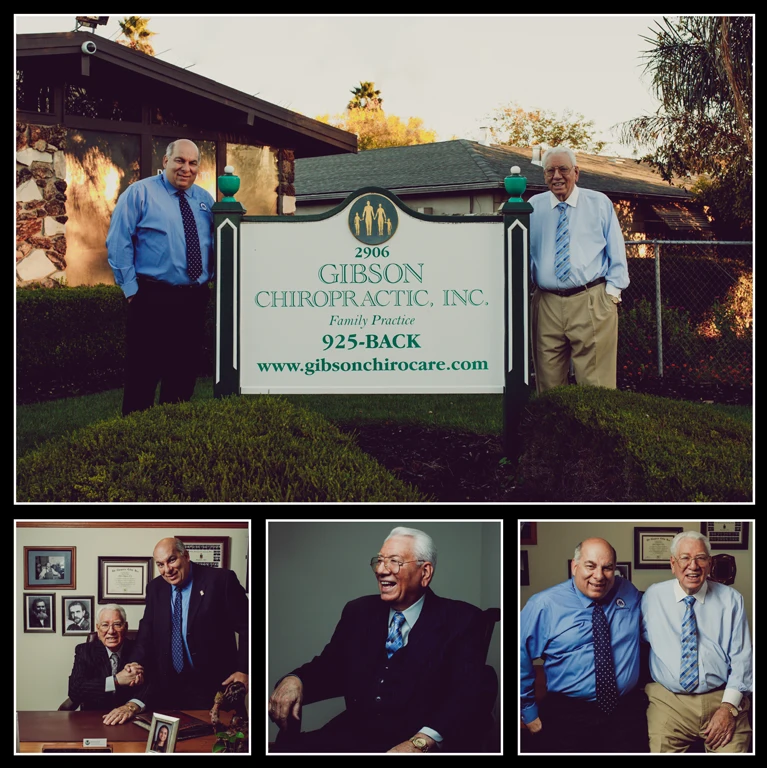 Chiropractor Sacramento CA Chris S. Gibson and Dr. Gibson Sr Collage